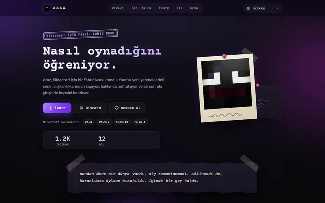 The Araz website